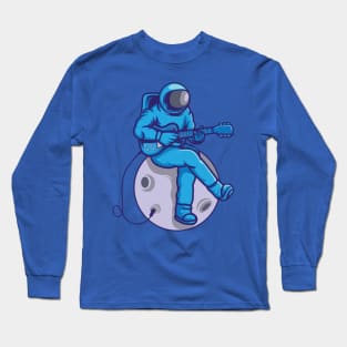 astronaut playing guitar 5 Long Sleeve T-Shirt